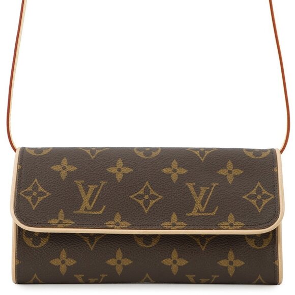 LOUIS VUITTON Pochette Twin Size PM Monogram Brown M51854 - Picture 1 of 16